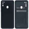Back Cover With Camera Lens For Samsung Galaxy M21 (M215 / 2020) (Service Pack) (Black)