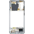 Mid-Frame Housing Compatible For Samsung Galaxy A41 (A415) (Service Pack) (White)