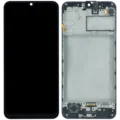 OLED Assembly With Frame Compatible For Samsung Galaxy M21 (SM-M215) (Service Pack) (Black)