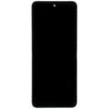 Inner OLED Assembly With Frame Compatible For Samsung Galaxy Z Flip 3 5G (F711) (Service Pack) (Silver) (Bespoke)