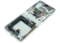 Inner OLED Assembly With Frame Compatible For Samsung Galaxy Z Flip 3 5G (F711) (Service Pack) (Silver) (Bespoke)