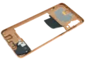 Mid-Frame Housing Compatible For Samsung Galaxy A70 (A705) (Service Pack) (Orange)
