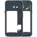 Mid-Frame Housing Compatible For Samsung Galaxy Xcover 4 (G390) (Service Pack) (Black)