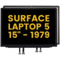 Digitizer With Flex Cable Compatible For Microsoft Surface Laptop 5 15" (1979) (Refurbished) (Black)