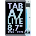 LCD Assembly With Frame Compatible For Samsung Galaxy Tab A7 Lite 4G (T225) (Service Pack) (White)