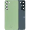 Back Cover Glass With Camera Lens Compatible For Samsung Galaxy S23 Plus (S916B) (Service Pack) (Lime)