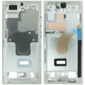 Mid-Frame Housing Compatible For Samsung Galaxy S23 Ultra (S918) (Service Pack) (Cream)