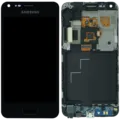 OLED Assembly With Frame For Samsung Galaxy S Advance GT-i9070 (Service Pack) (Black)
