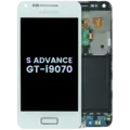 OLED Assembly With Frame For Samsung Galaxy S Advance GT-i9070 (Service Pack) (White)
