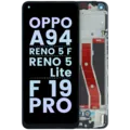 OLED Assembly With Frame For OPPO A94/Reno 5 F/Reno 5 Lite/F 19 Pro (Genuine) (All Colors)