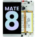 LCD Assembly With Frame For Huawei Mate 8 NXT-L09 (Huawei Genuine) (White)