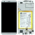 LCD Assembly With Frame For Huawei Y7 2018 LDN-L01 (Huawei Genuine) (White)