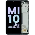 OLED Assembly With Frame For Xiaomi Mi 10 Lite M2002J9G (Genuine) (Gray)