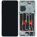 OLED Assembly With Frame For OPPO Find X5 Pro CPH2305 (Genuine) (White)