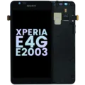 LCD Assembly With Frame For Sony Xperia E4g E2003 (Genuine) (Black)