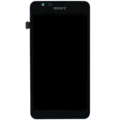 LCD Assembly With Frame For Sony Xperia E4g E2003 (Genuine) (Black)