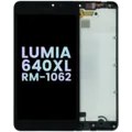 LCD Assembly With Frame For Microsoft Lumia 640XL RM-1062 (Genuine) (Black)