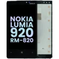 LCD Assembly With Frame For Nokia Lumia 920 RM-820 (Genuine) (Black)