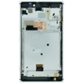 LCD Assembly With Frame For Nokia Lumia 925 RM-892 (Genuine) (Silver)