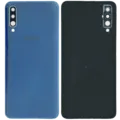 Back Cover Glass With Camera Lens For Samsung Galaxy A50 (A505 / 2019) (Used OEM Pull Grade: C) (Black)