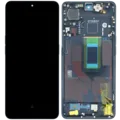 OLED Assembly With Frame For Oppo Reno 8 Pro 5G / 8 Pro Plus 5G (Genuine) (Black)