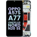 LCD Assembly With Frame For Oppo A57s / A77 / OnePlus Nord N20 SE (Genuine) (Black)