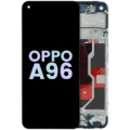 LCD Assembly With Frame Compatible For Oppo A96 (Genuine) (Black)