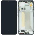 OLED Assembly With Frame Compatible For Xiaomi 13T / 13T Pro (Genuine) (Black)
