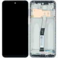 LCD Assembly With Frame Compatible For Xiaomi Redmi Note 9 Pro (Genuine) (Gray)