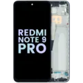 LCD Assembly With Frame Compatible For Xiaomi Redmi Note 9 Pro (Genuine) (Gray)
