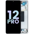 OLED Assembly With Frame For Xiaomi 12 Pro (Genuine) (Violet Gold)