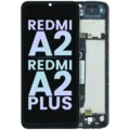 LCD Assembly With Frame For Xiaomi Redmi A2 / A2 Plus (Genuine) (Black)