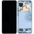 OLED Assembly With Frame For Xiaomi Mi 11 (Genuine) (Purple)
