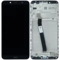 LCD Assembly With Frame For Xiaomi Redmi 7A (Genuine) (Black)