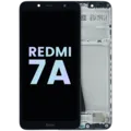 LCD Assembly With Frame For Xiaomi Redmi 7A (Genuine) (Black)