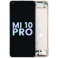 OLED Assembly With Frame For Xiaomi Mi 10 Pro (Genuine) (White)