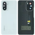Back Cover Glass With Camera Lens For Xiaomi Poco F3 (Genuine) (White)