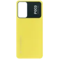 Back Cover Glass Without Camera Lens For Xiaomi Poco M4 Pro 5G (Genuine) (Yellow)