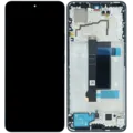 OLED Assembly With Frame For Xiaomi Poco X6 5g (Genuine) (Black)