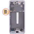 OLED Assembly With Frame For Samsung Galaxy S21 FE 5G (US & International Version) (Aftermarket Plus) (120Hz) (Lavender)