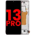 OLED Assembly With Frame For Xiaomi 13 Pro (Aftermarket Plus) (White)