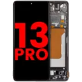 OLED Assembly With Frame For Xiaomi 13 Pro (Aftermarket Plus) (Black)