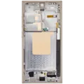 OLED Assembly With Frame For Samsung Galaxy S24 Ultra (US & International Version) (Aftermarket Pro) (120Hz) (Titanium Yellow)