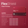 Wrapd FlexShield - TPU Screen Protector Film (25 Pack) (Clear Privacy)