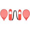 Tennis Racket For Nintendo Switch 2 Joy-Con Controller (Red) (2 Pack)