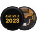 OLED Assembly Without Frame For Garmin Active 5 (2023) (Black) (Premium)
