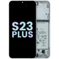 OLED Assembly With Frame For Samsung Galaxy S23 Plus 5G (US & International) (Service Pack) (Lime)