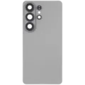 Back Cover Glass With Camera Lens For Samsung Galaxy S26 Ultra (Aftermarket Plus) (Silver Shadow)