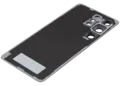 Back Cover Glass With Camera Lens For Samsung Galaxy S26 Ultra (Aftermarket Plus) (Silver Shadow)