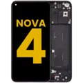 LCD Assembly With Frame For Huawei Nova 4 (2018) (Refurbished) (Black)